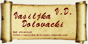 Vasiljka Dolovački vizit kartica